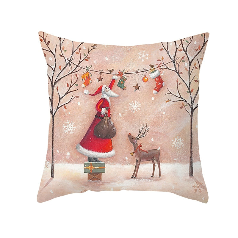 45cm Christmas Pillow Cover Merry Christmas