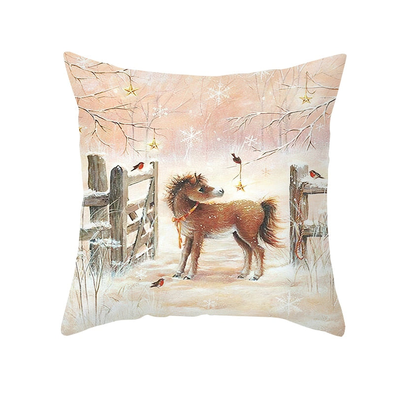 45cm Christmas Pillow Cover Merry Christmas