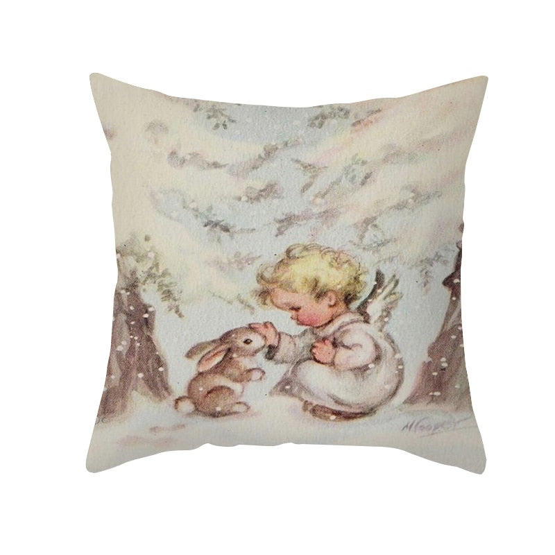 45cm Christmas Pillow Cover Merry Christmas