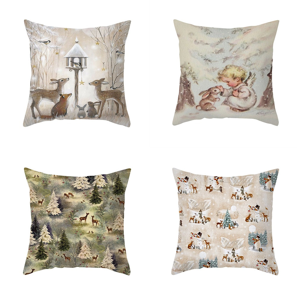 45cm Christmas Pillow Cover Merry Christmas