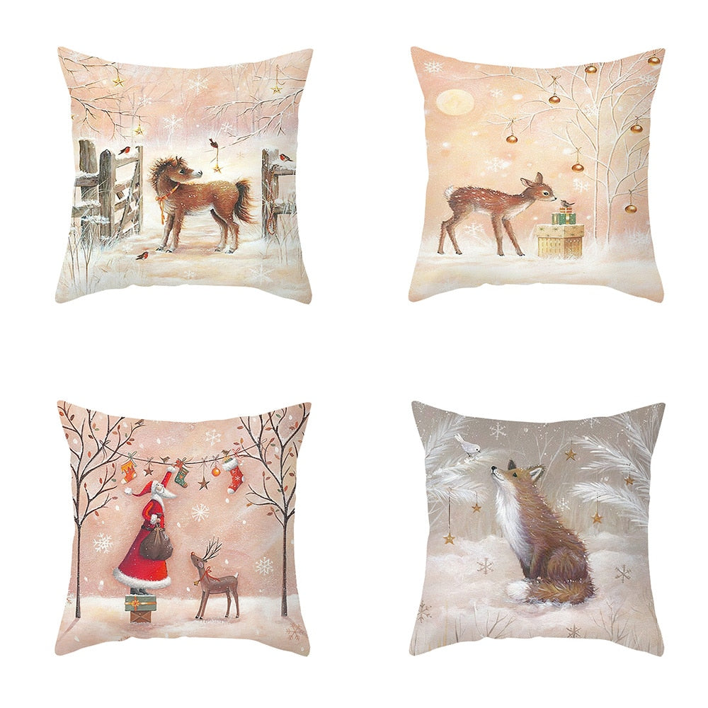 45cm Christmas Pillow Cover Merry Christmas